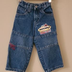 Matchbox medium wash denim carpenter style jeans